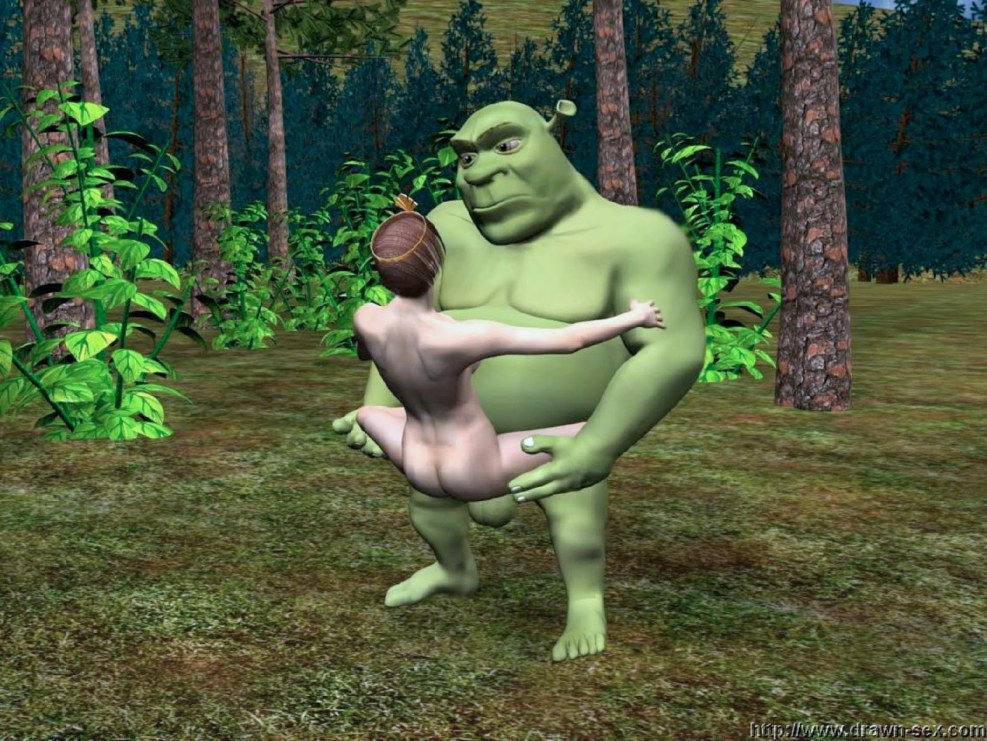 Shrek with a member