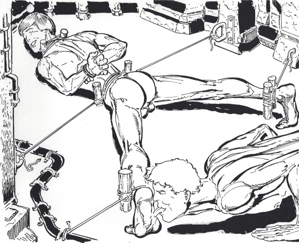 Erotic comics castration