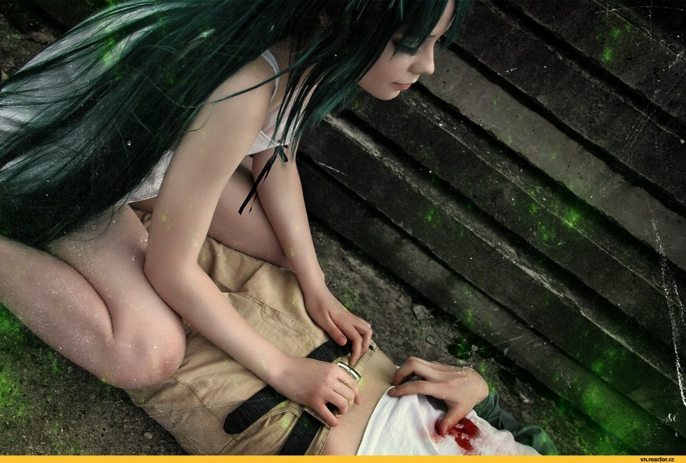 SAYA SONG GREEN HAIR