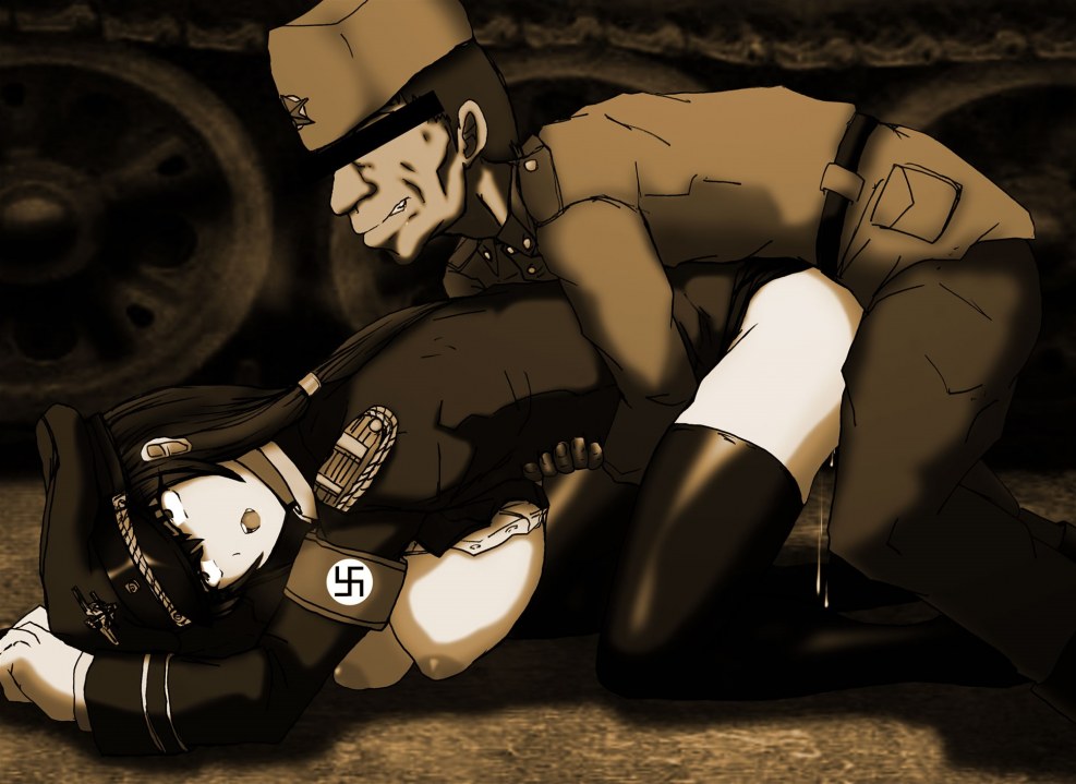 Fascists torture naked women