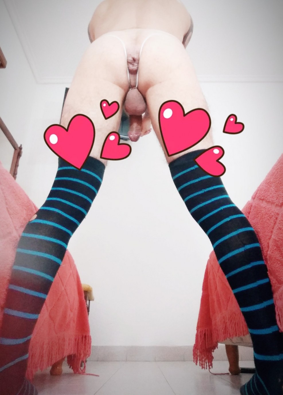 Crossdressers with anal tail