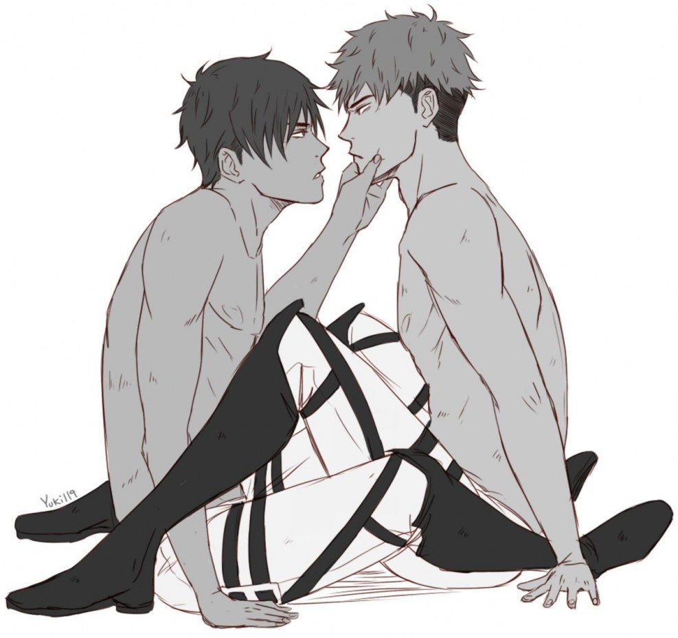 Connie Springer and Sasha Braus Kiss