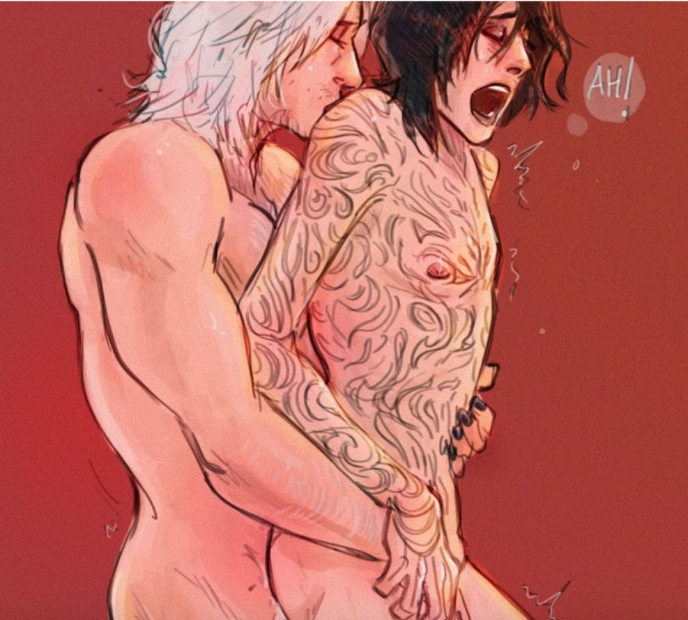 Naked without panties Dylan Knight