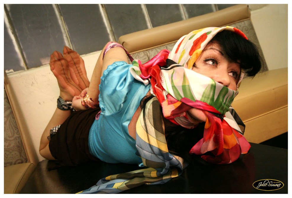American porn actress scarf bondage
