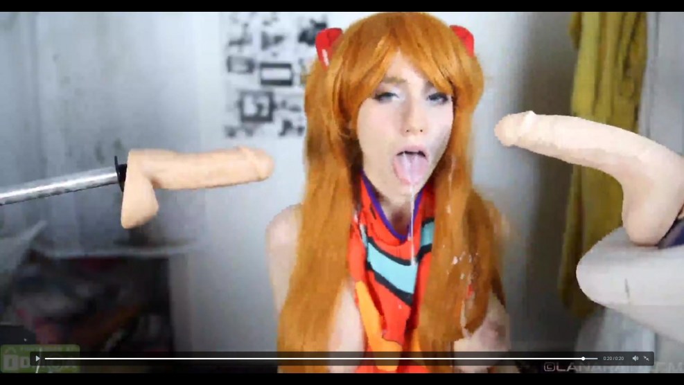 Asuka Hentai Cosplay Falos