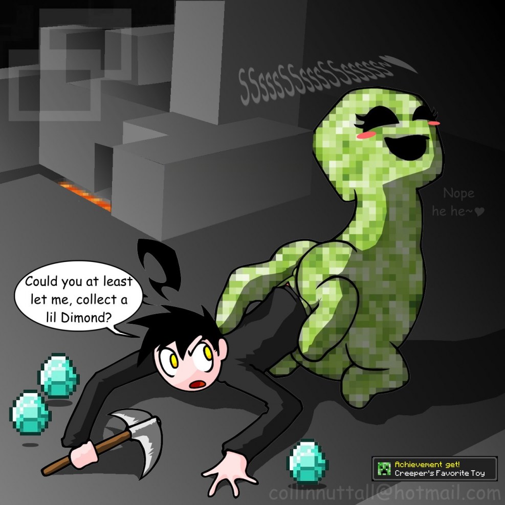 Enderman and Cryper Vore Hentai