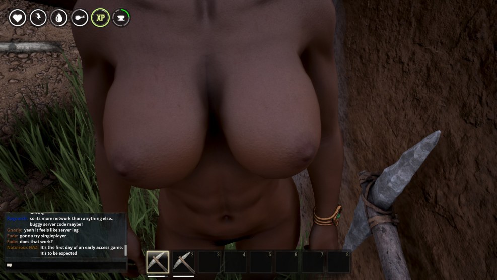 Naked woman from Rasta