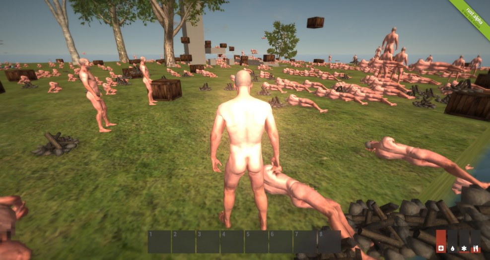 Naked Heroes of Games Grow