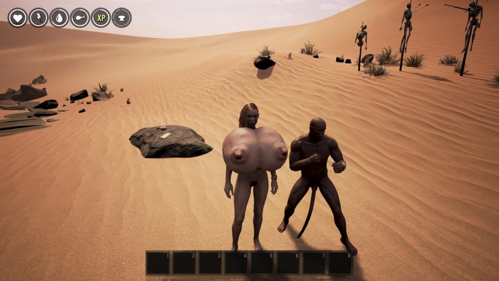 Naked woman from Rasta