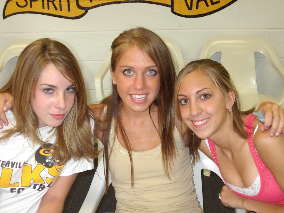 Girls indulge in adult