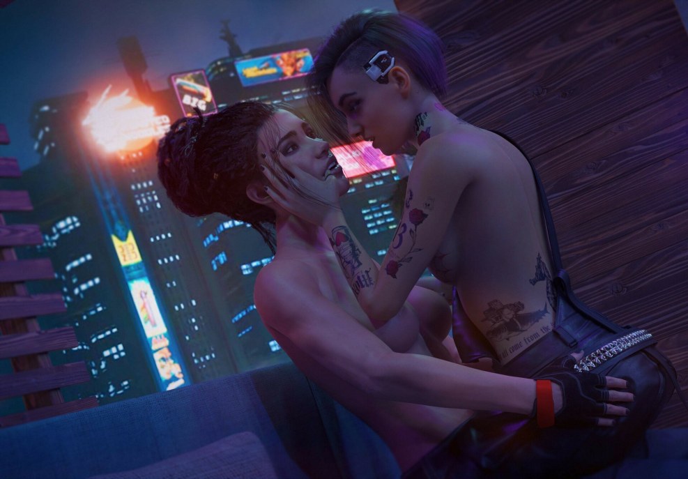 Sandra cyberpunk 2077 naked
