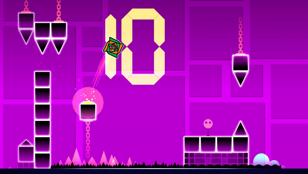 Level sets in Geometry Dash