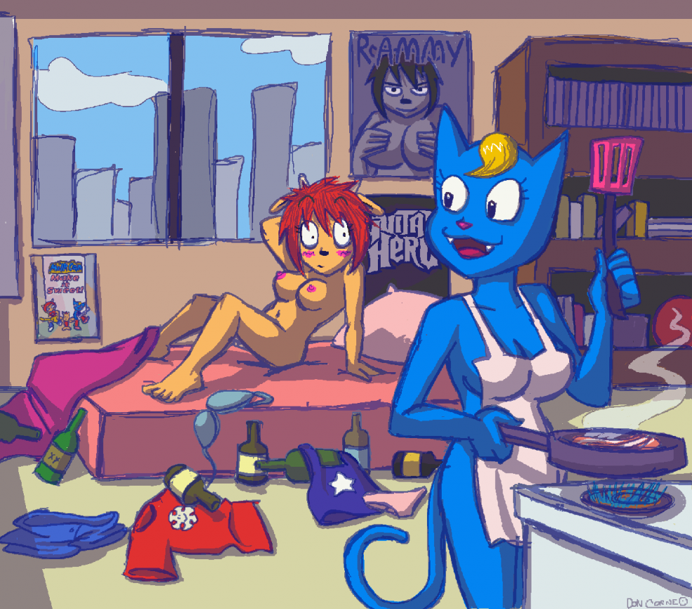 Parappa the Rapper naked cat hentai