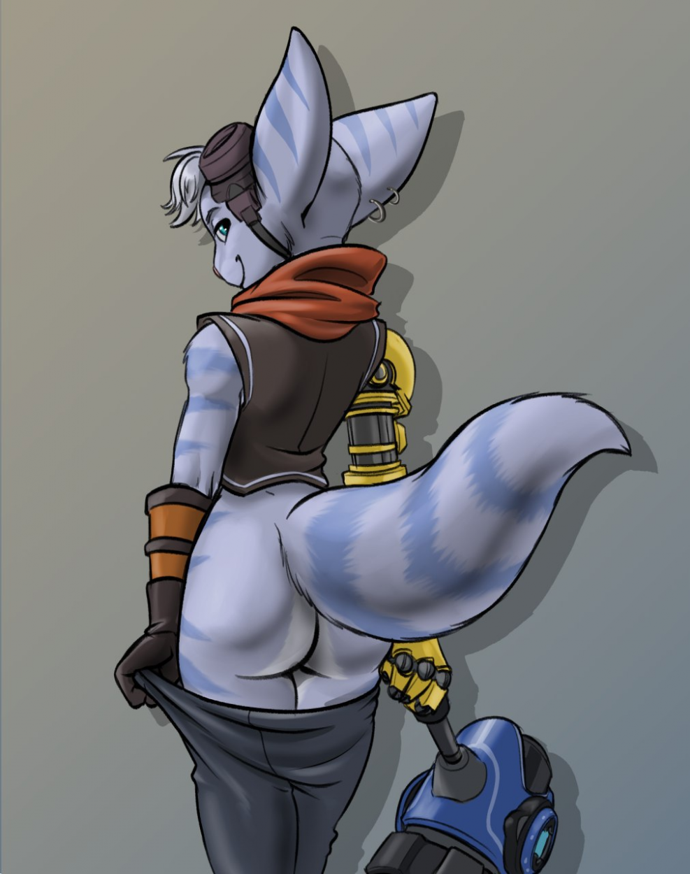 Ratchet and Clan Rift Apart Lombax Girl Rule 34