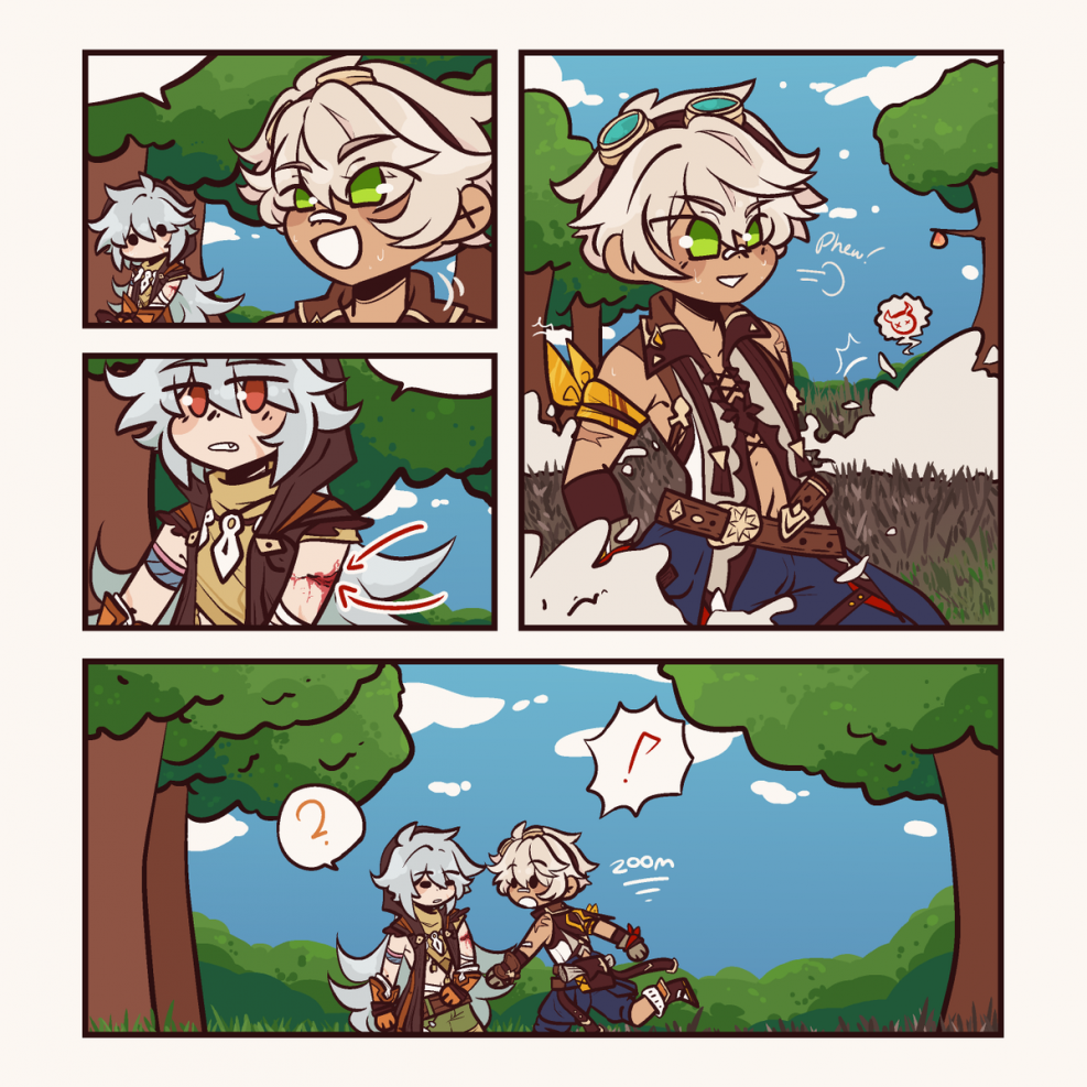 Reizor and Bennet Genin Comics