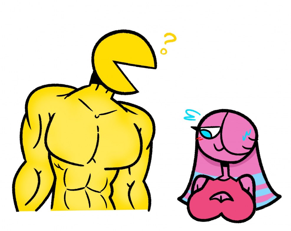 Pakman pixel wallpaper for phone