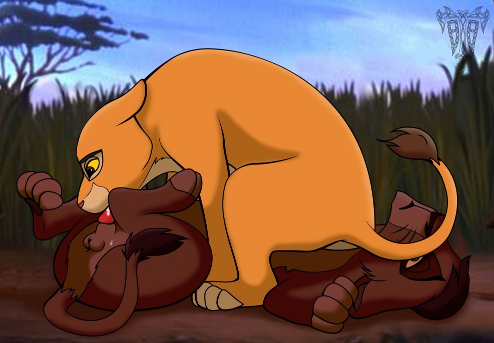 King lion lesbian lioness