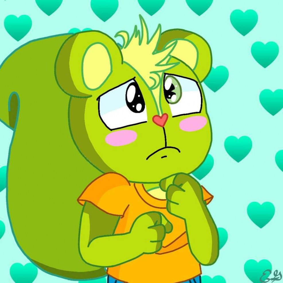 Snacks cheerful forest friends