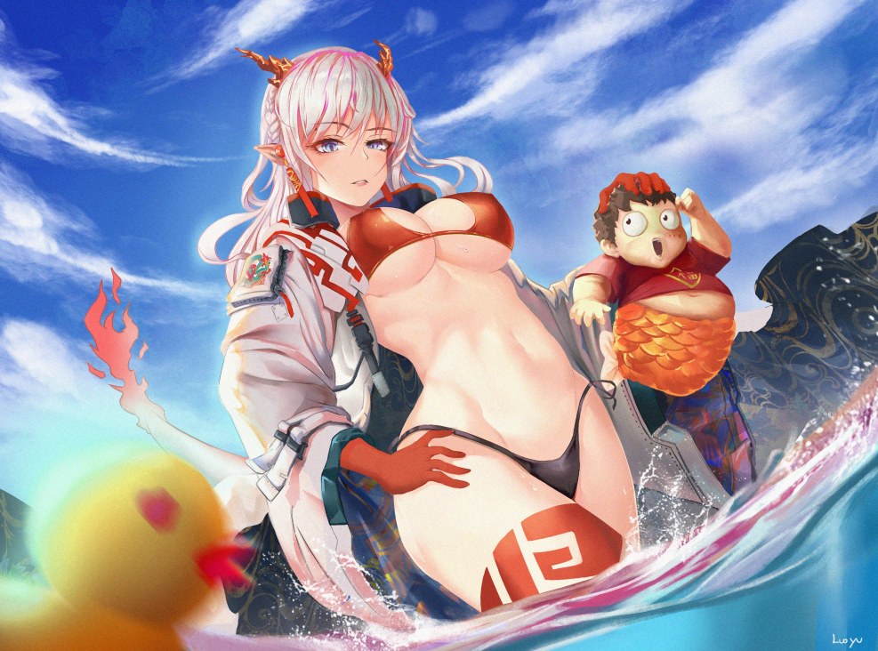 Anime Texas Arknights Exusiai Hentai