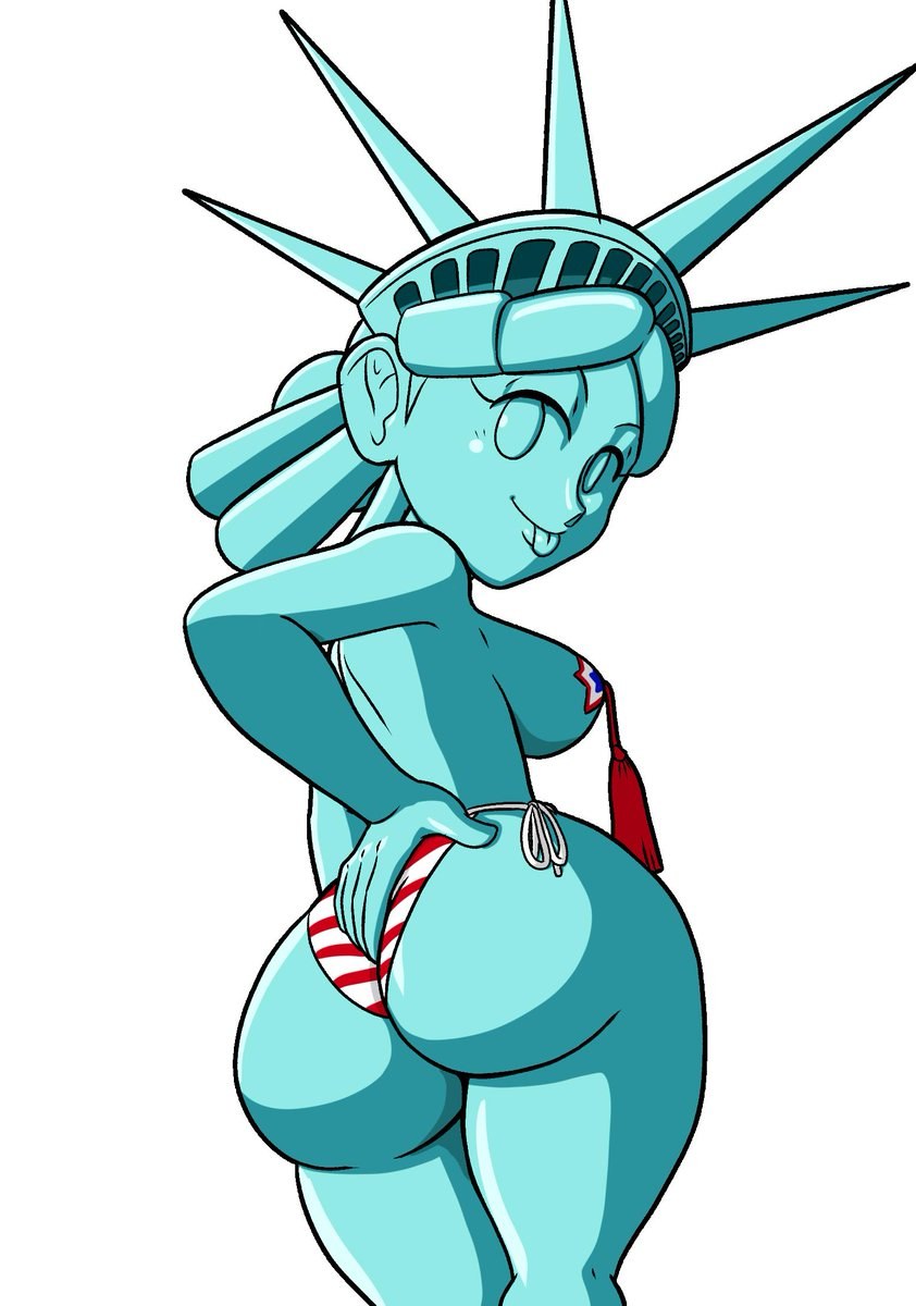 Lady liberty nude