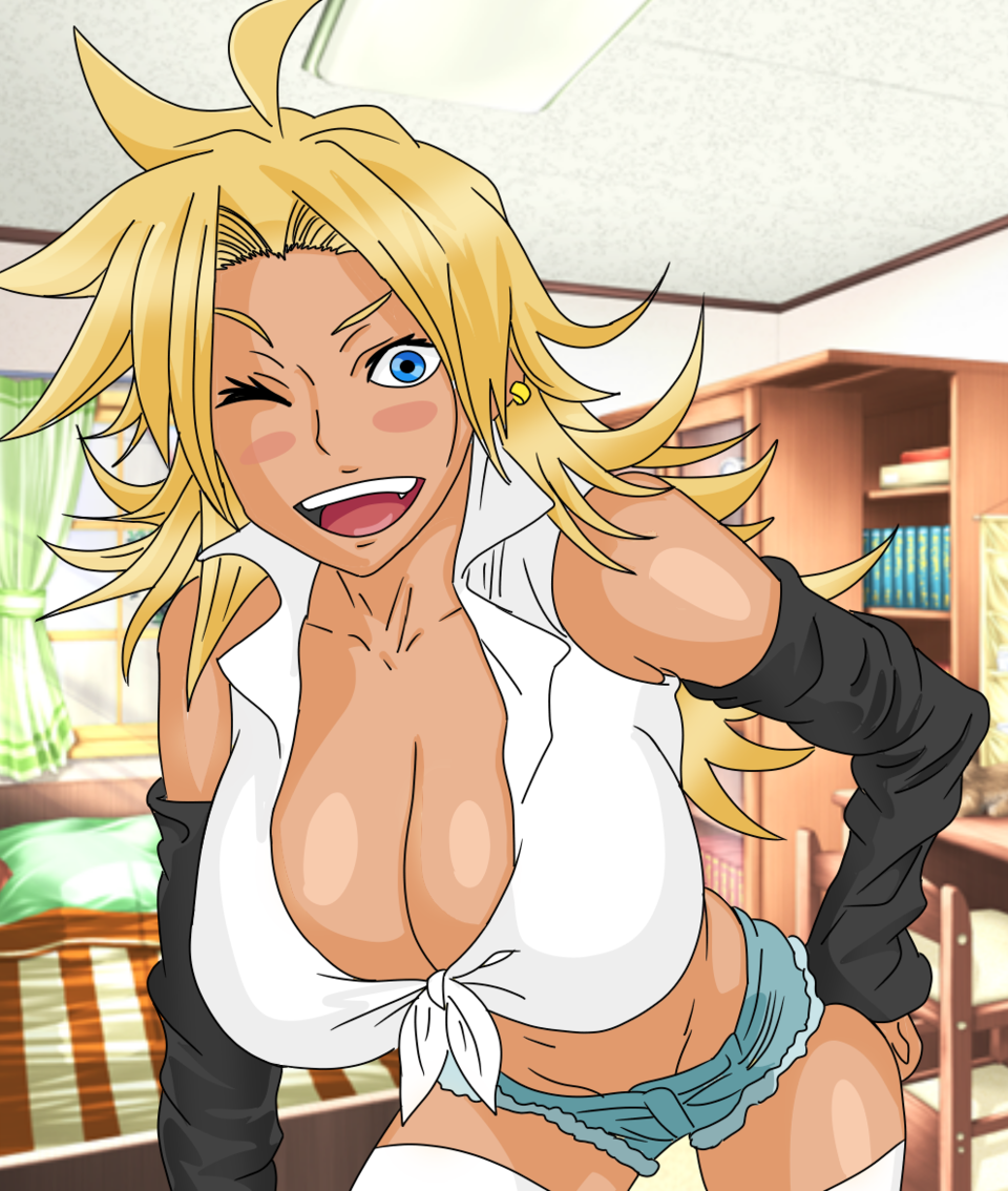 Hentai Manga "Energy Kyo-Ka !! ~ Bakunyuu JK. Gachi Zeme Hatsujou Chuu! ~"