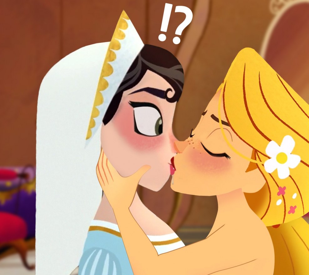 Rapunzel and Cassandra Lesbi