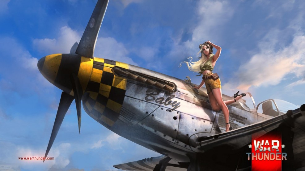World of Warplanes Airplanes Girl