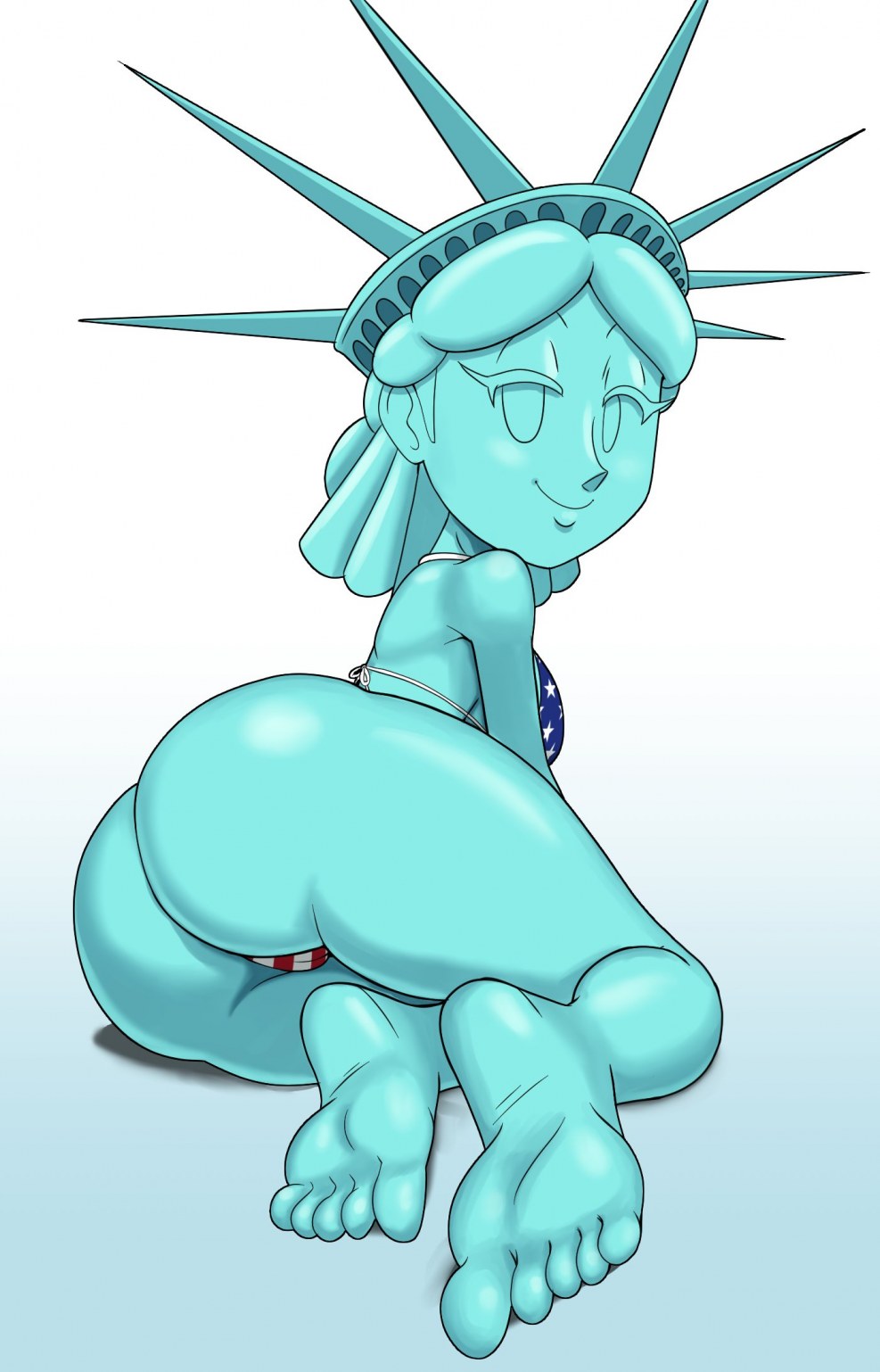 Statue of freedom hentai art