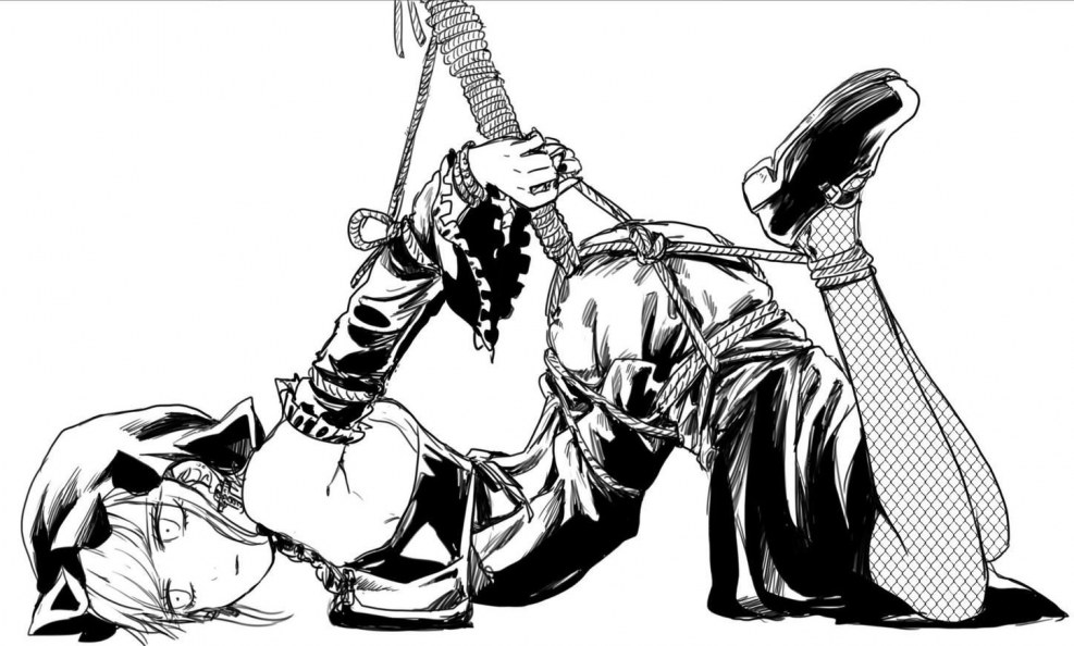 Deadly duke and his black Hentai maid