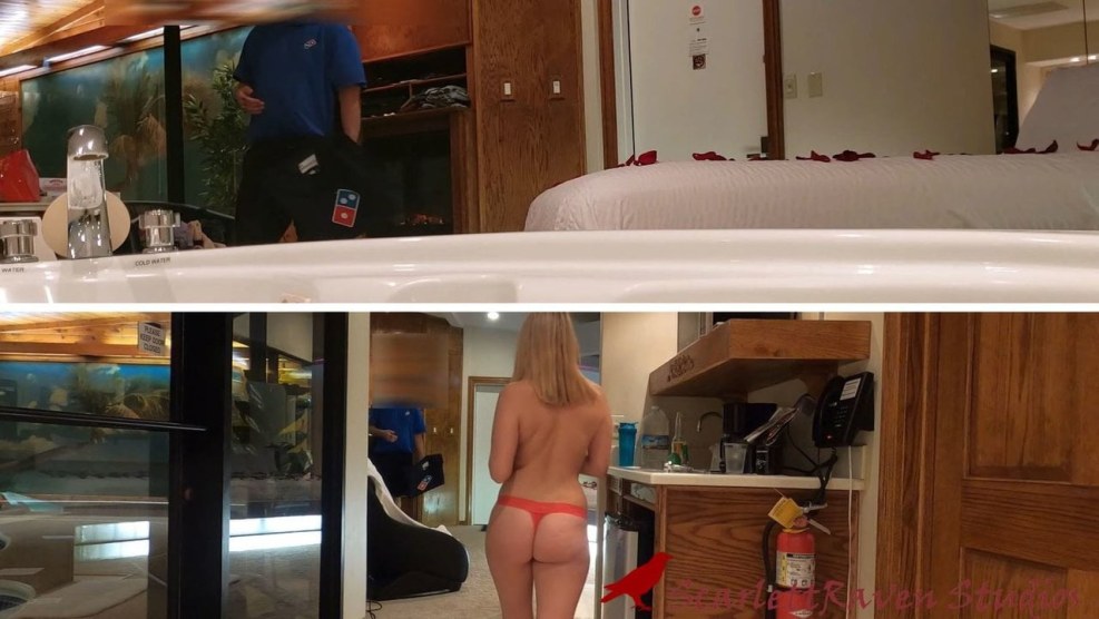 Persuaded a pizza delivery to sleep