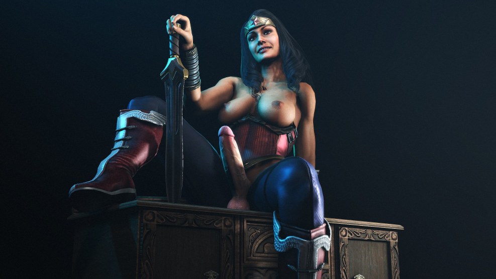 3D Futanari Injustice Wonder Woman
