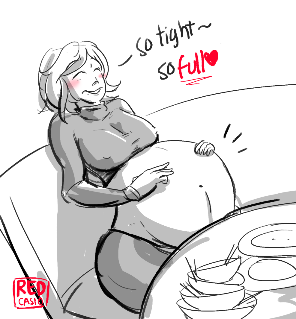 Girls Hentai Stuffing Belly