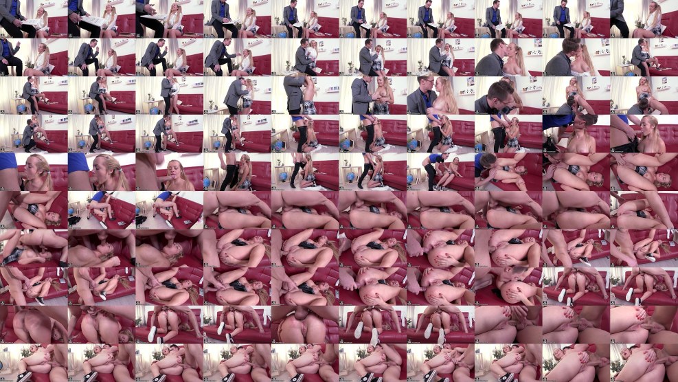 Russian blonde Firt Anal Quest