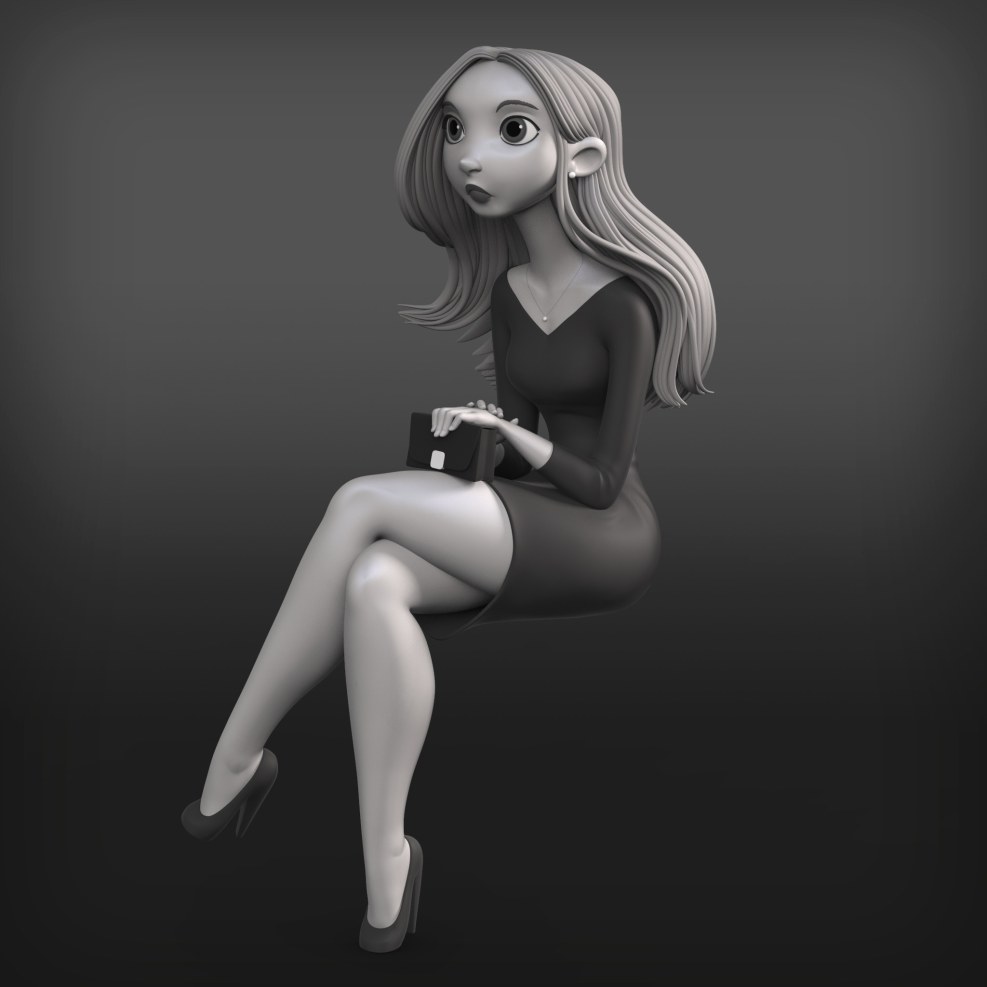 Beautiful 3d characters