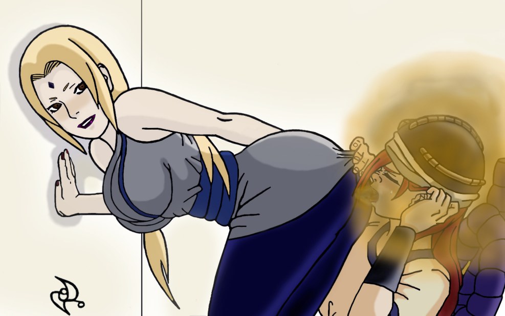 Beautiful ending on face