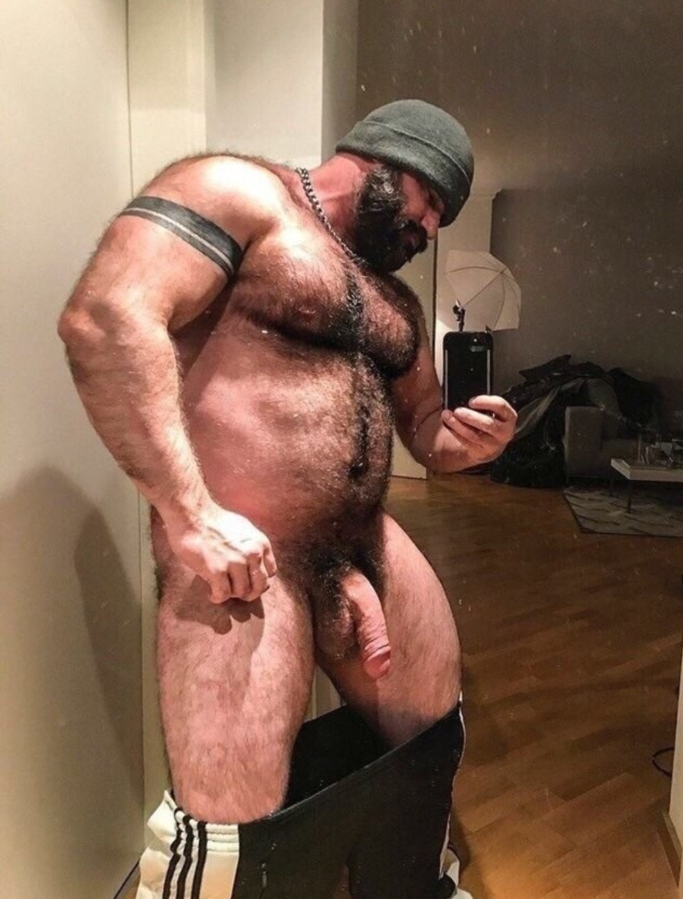 Hairy men with thick members
