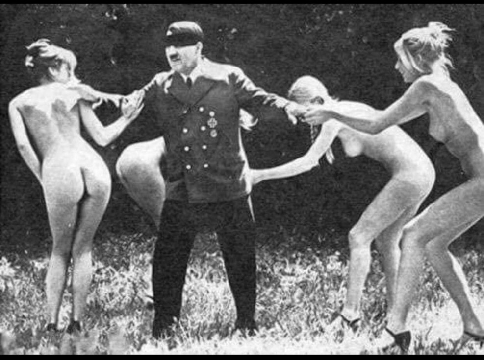Naked Hitler and Eve Brown