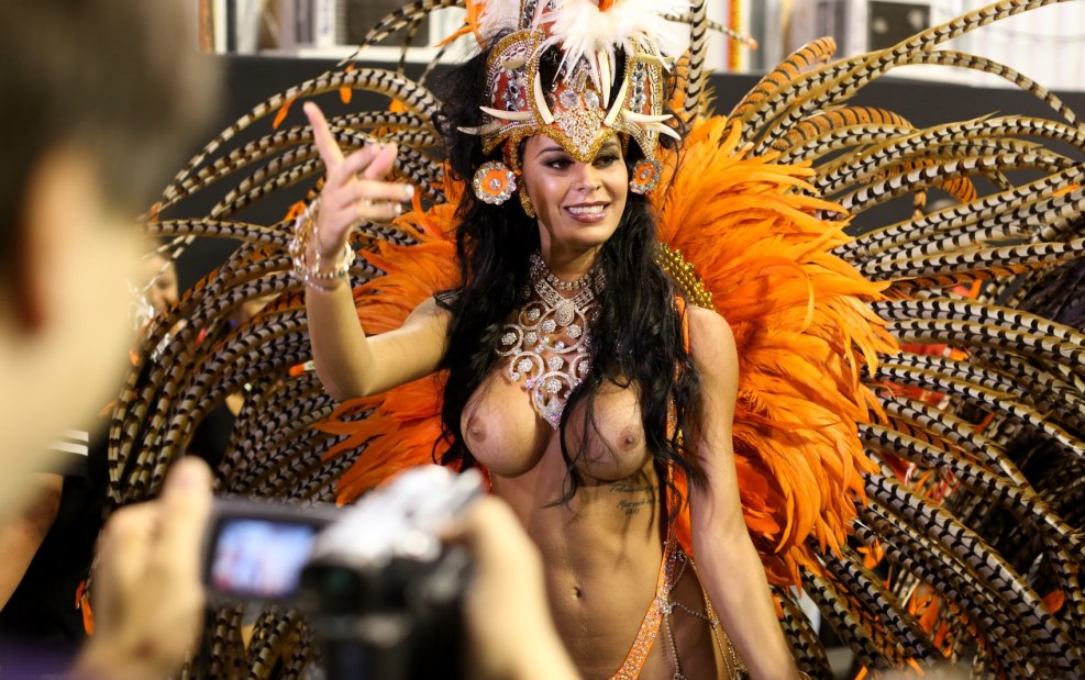 Orgies on the carnival in Brazil