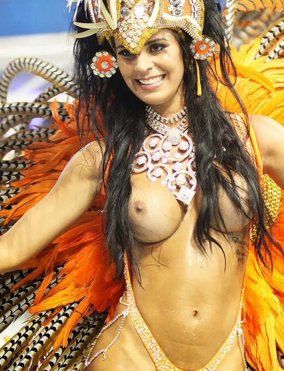 Naked Brazilians at the festival