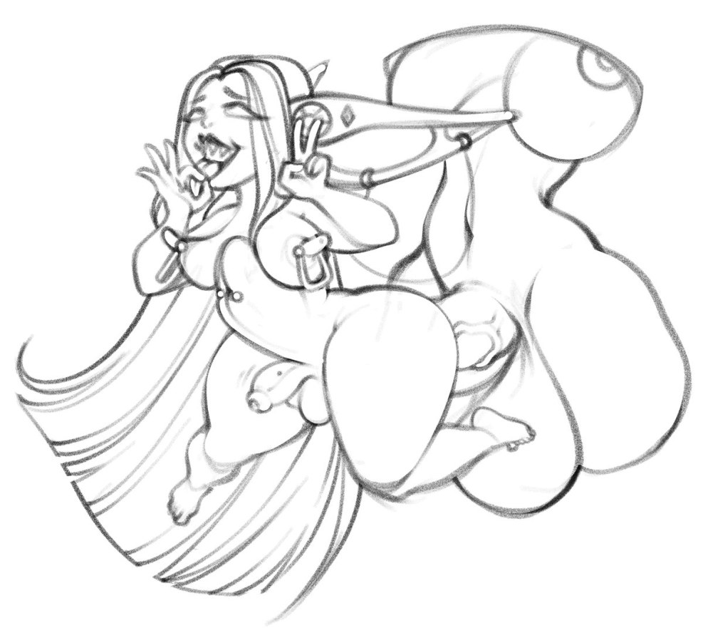 Monica in a swimsuit Mating Press Hentai