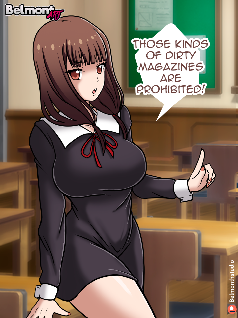 Hentai Mrs. Kaguya Iino Miko