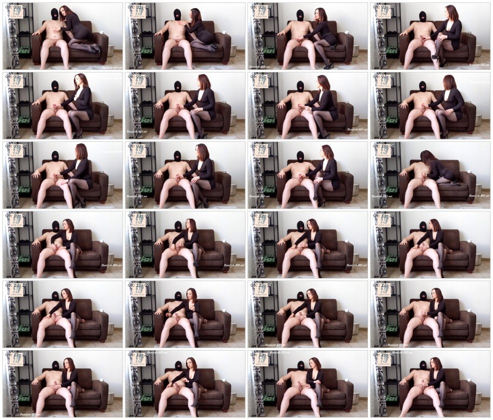 Dame Olga - Pantyhose Footjob- Hot Footjob in Lurex Tights