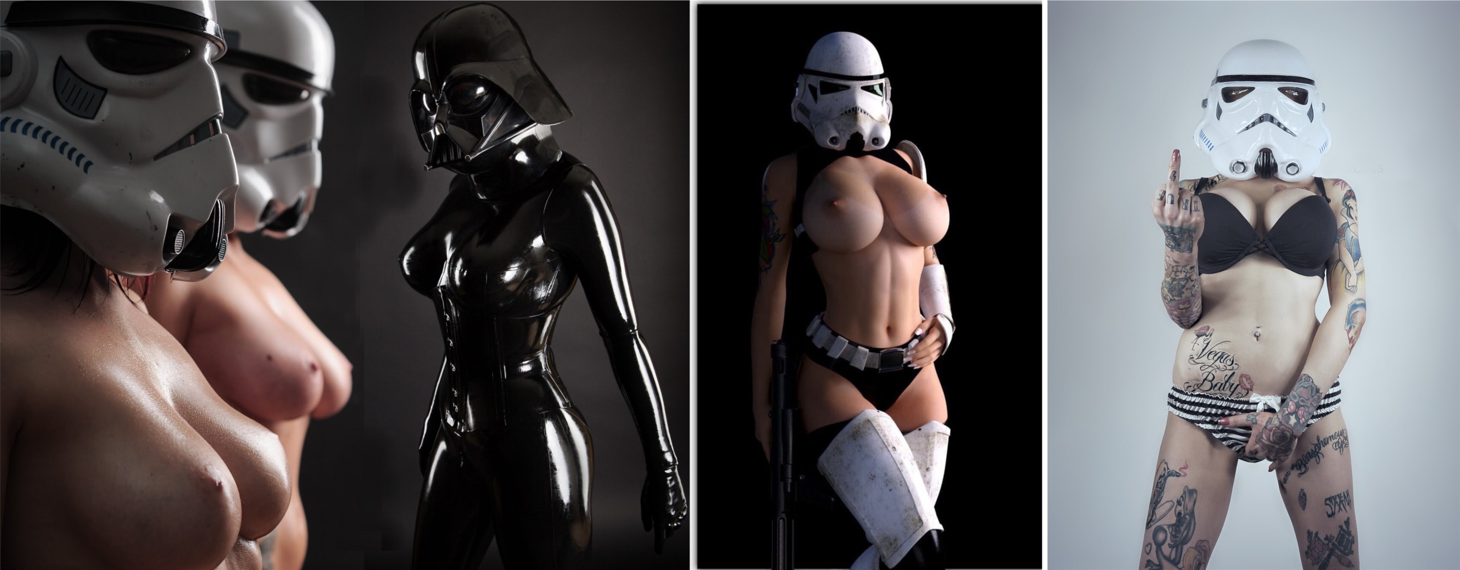 Women star wars stormtrooper sexy naked porn gif