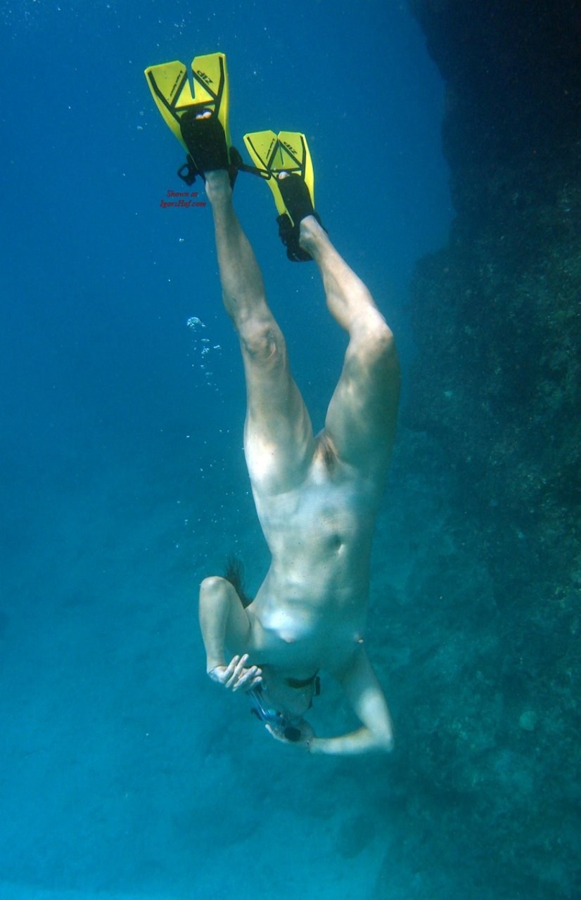 Diving naked