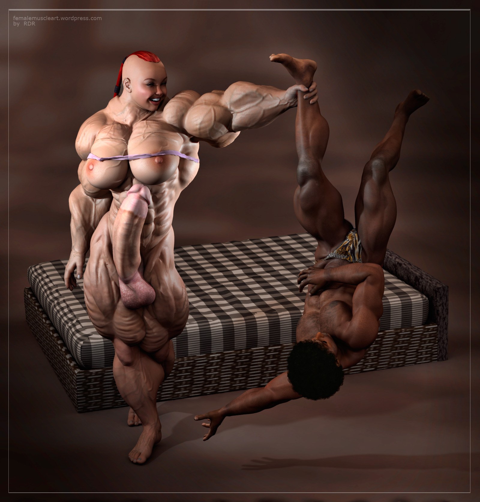 Muscular porno