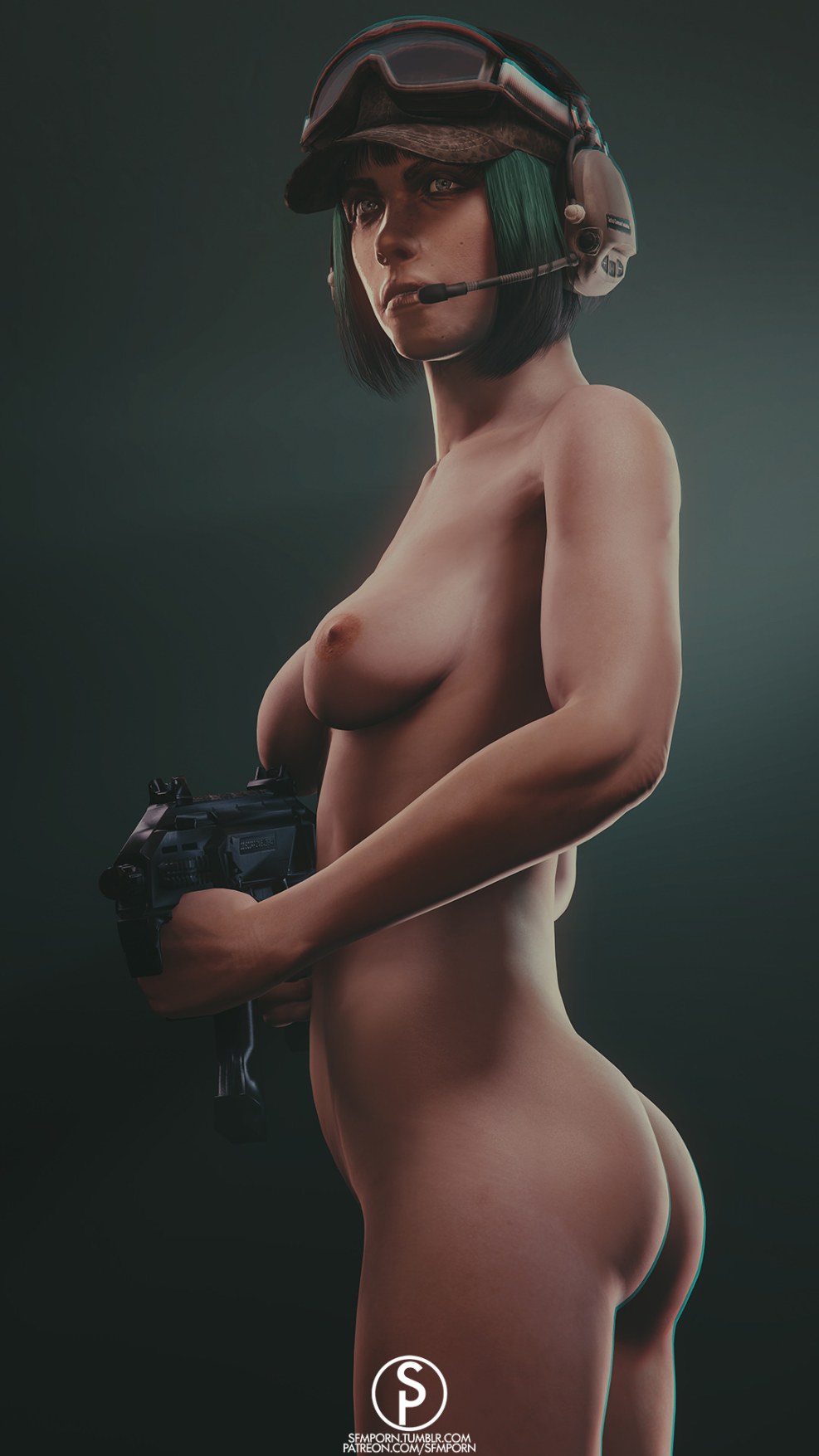 Naked cosplay IQ Rainbow Six Siege