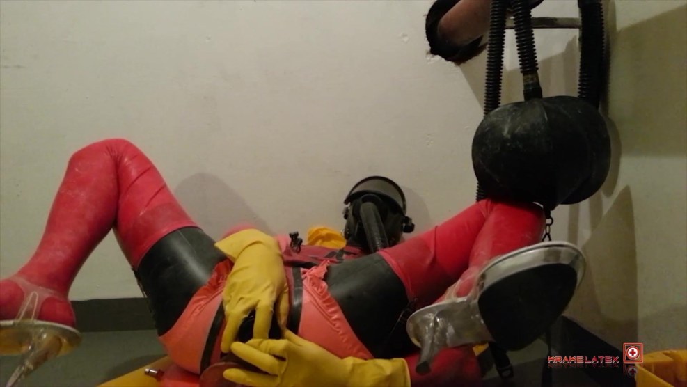 Gas mask with vagina bdsm