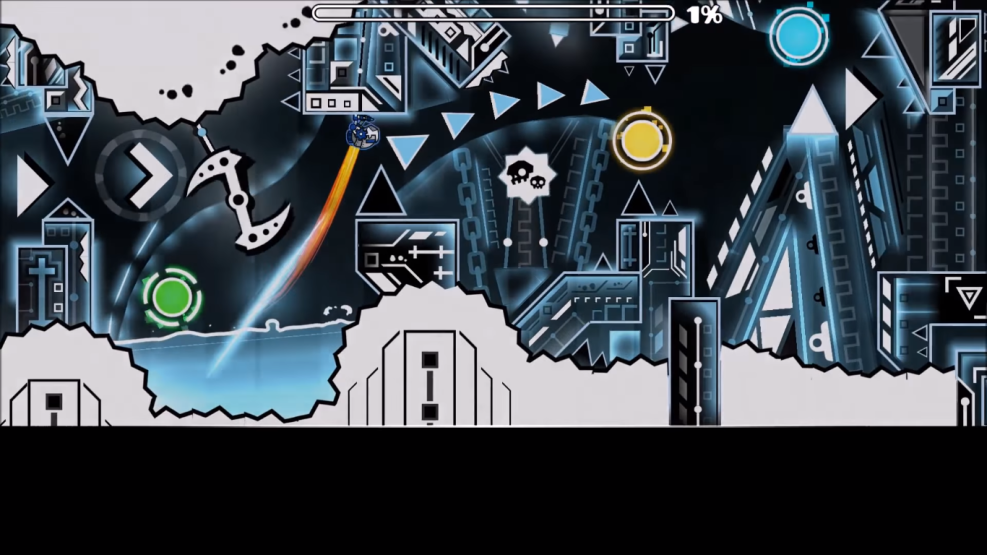 Level sets in Geometry Dash