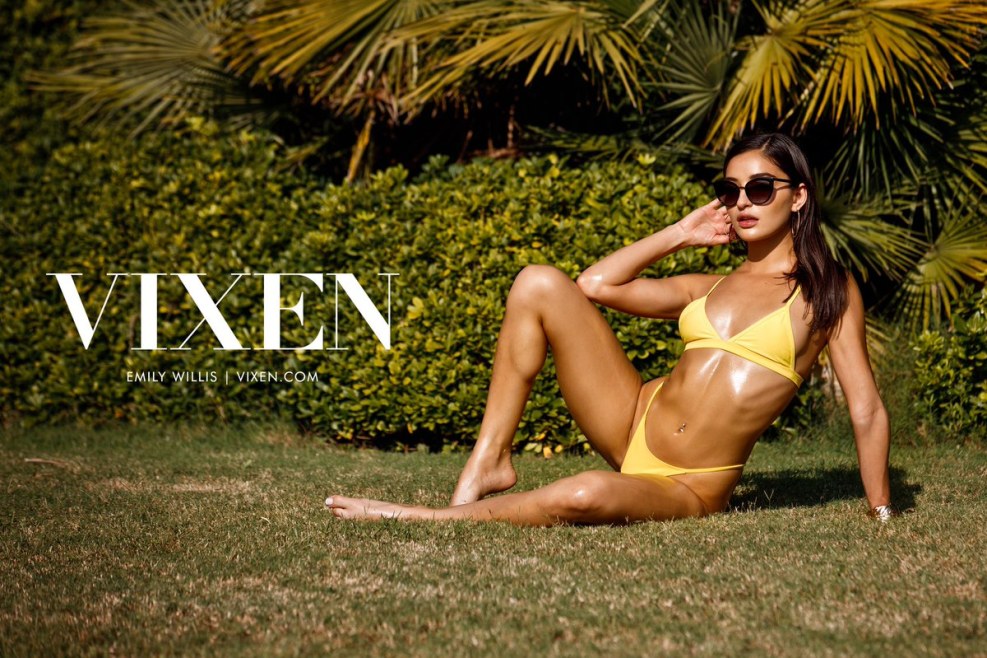 Busty blonde and black