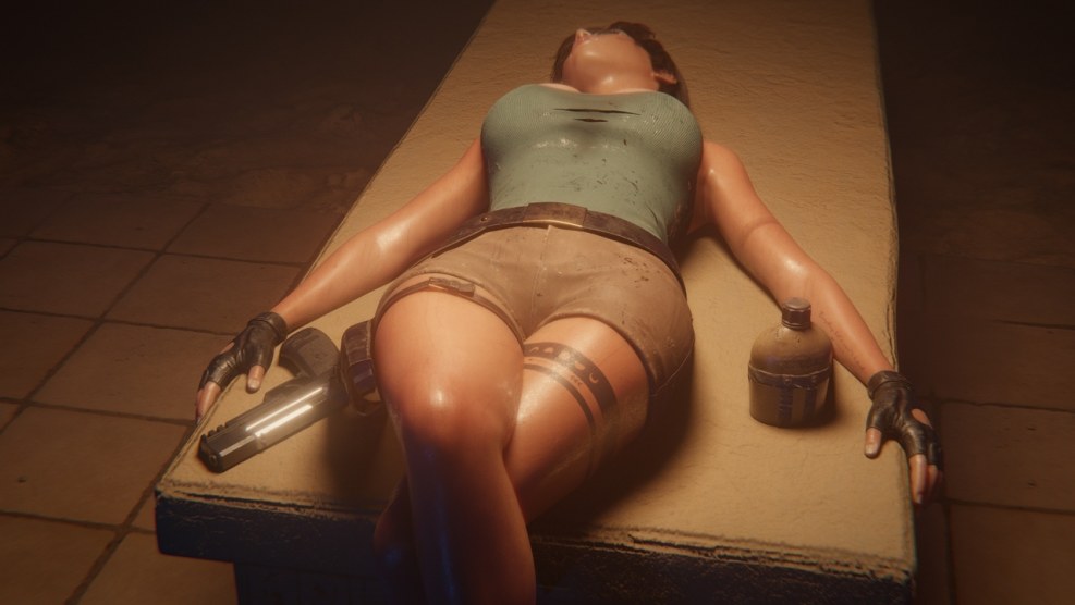 Naked Jade Al User from Dying Light